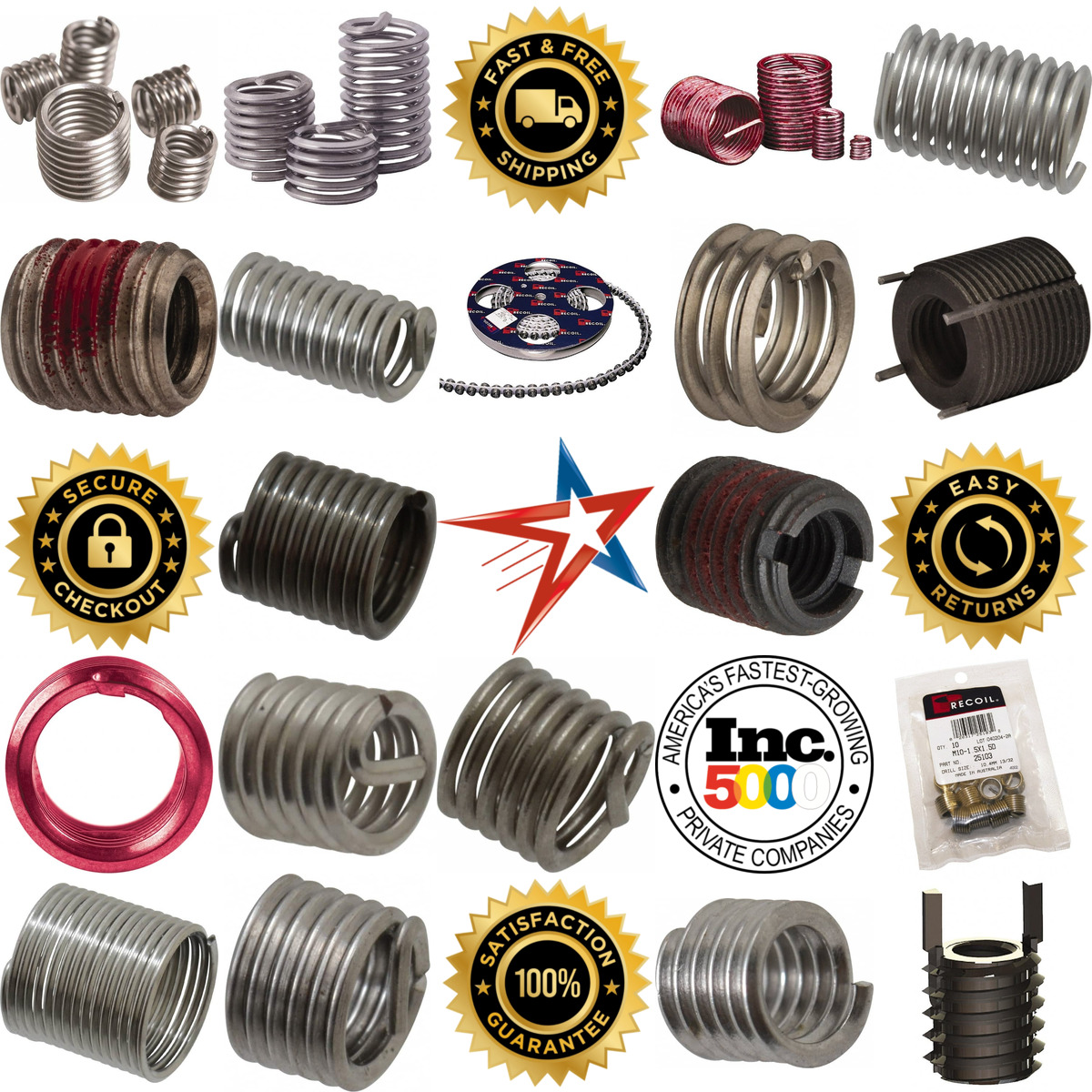 A selection of Threaded Inserts products on GoVets