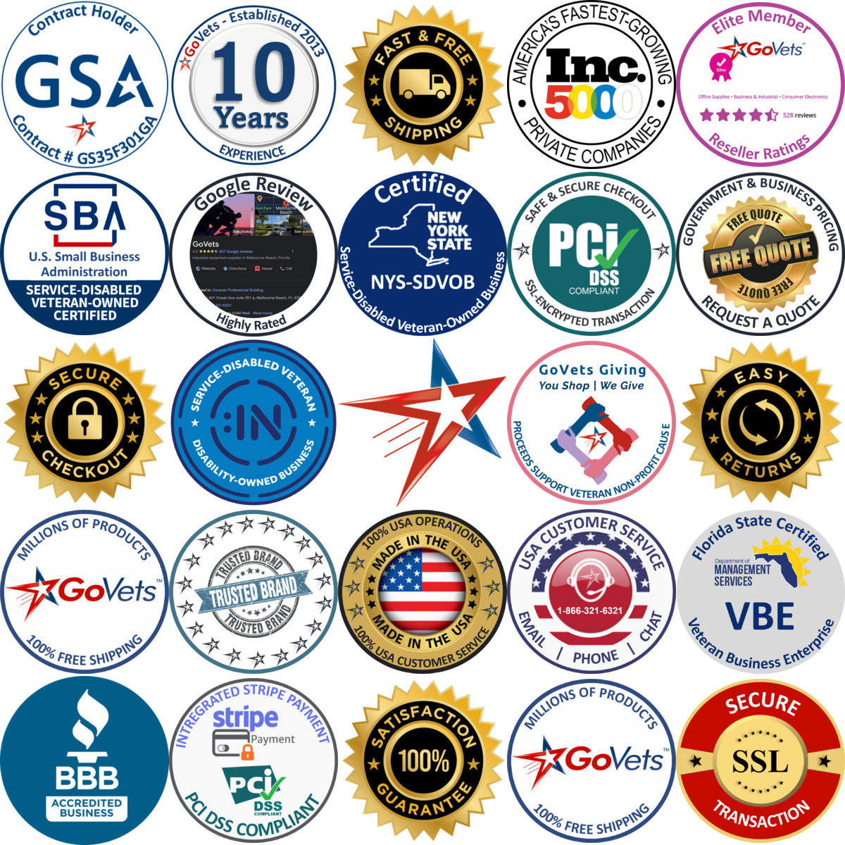 Millions of Products A selection of Value Collection products on GoVets