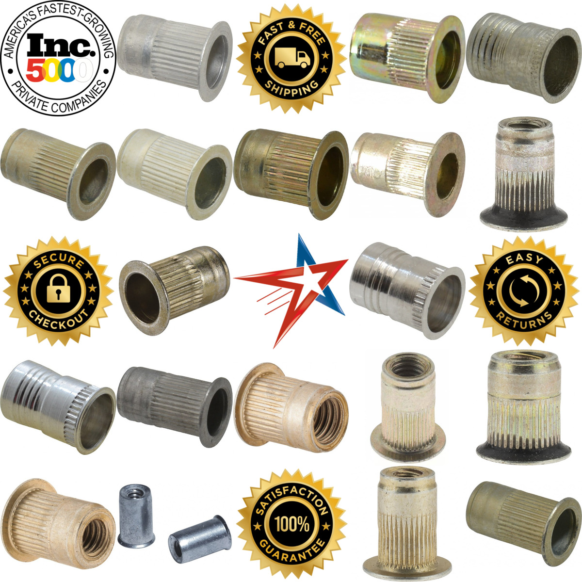 Millions of Products A selection of Closed and Open End Threaded Inserts products on GoVets