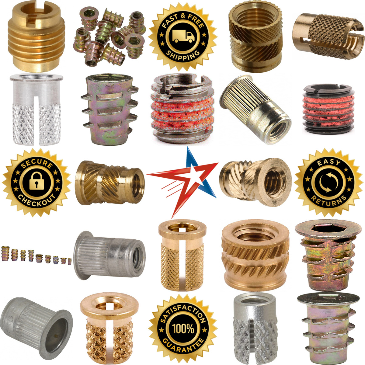 Millions of Products A selection of Threaded Inserts New Threads products on GoVets