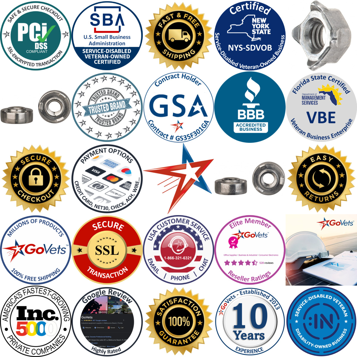 A selection of Weld Nuts products on GoVets