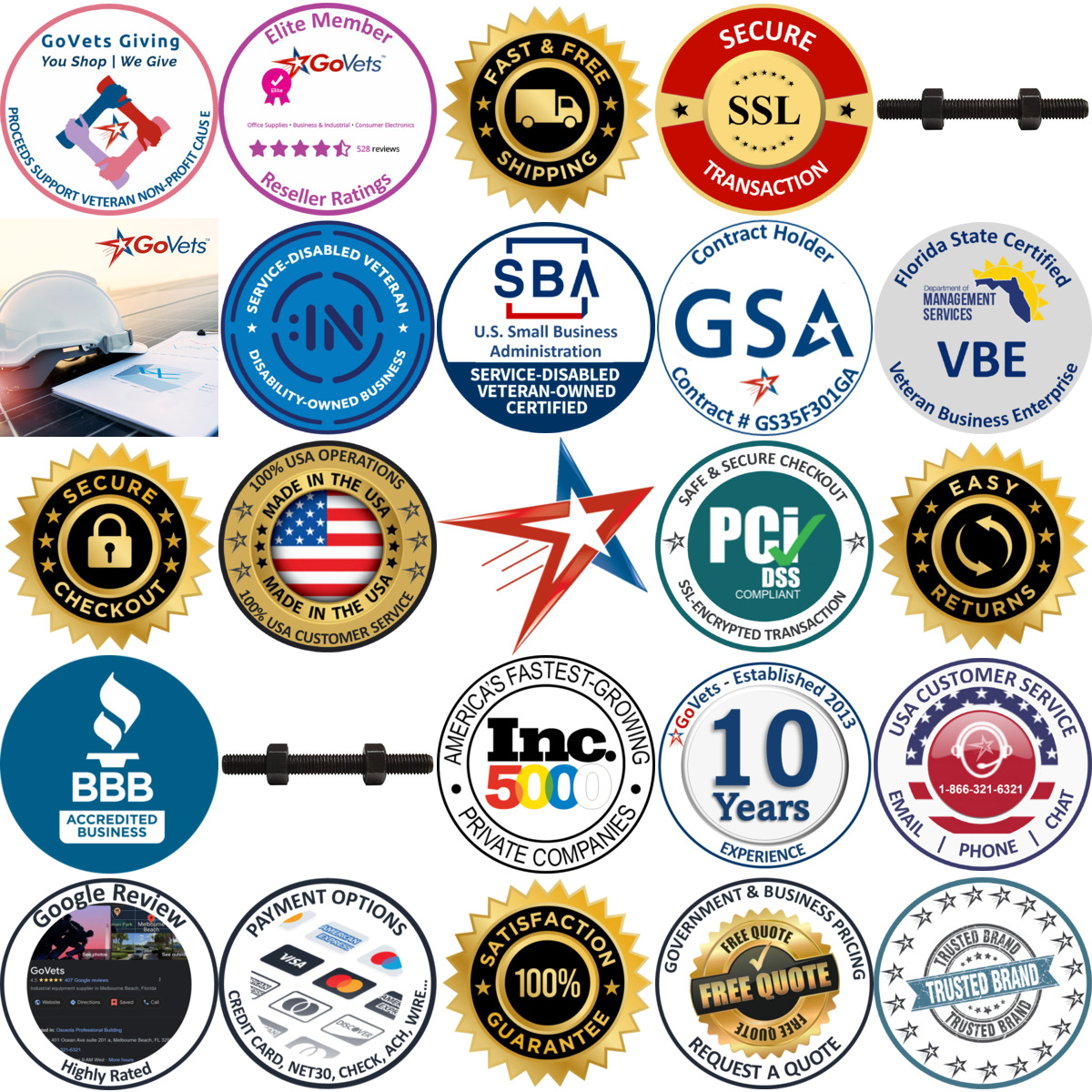 Millions of Products A selection of Value Collection products on GoVets