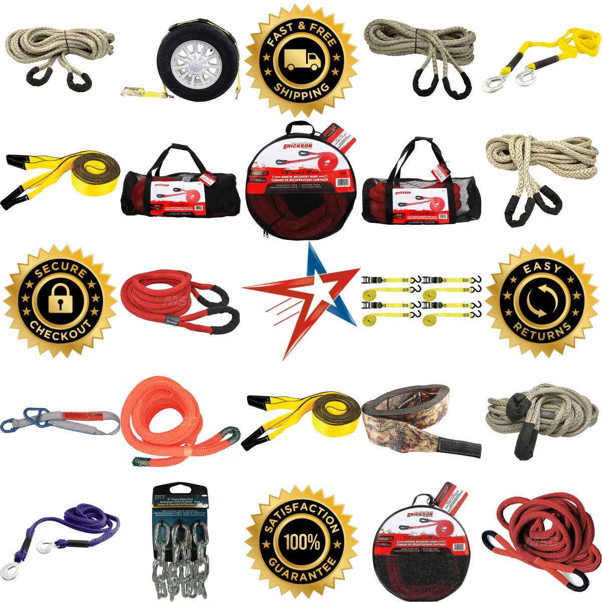 A selection of Tow Rope Cable and Chain products on GoVets