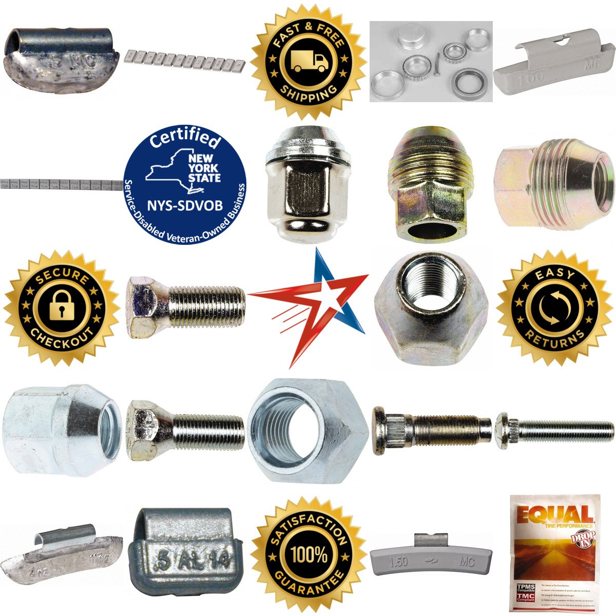 A selection of Trailer Tire and Wheel Components products on GoVets