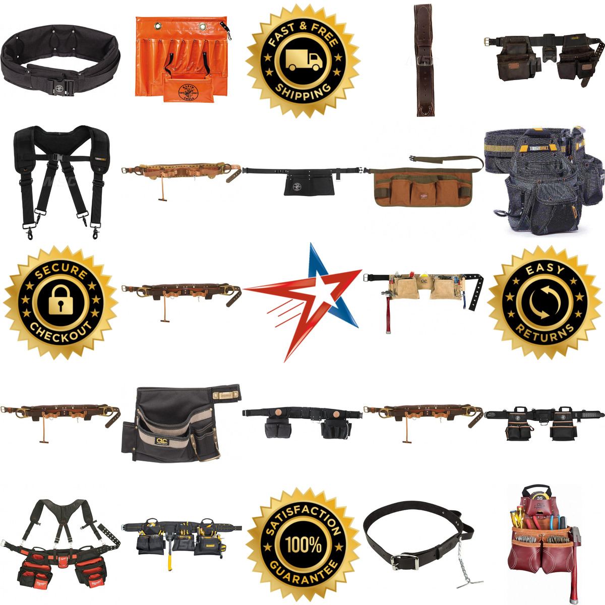 A selection of Tool Aprons and Tool Belts products on GoVets