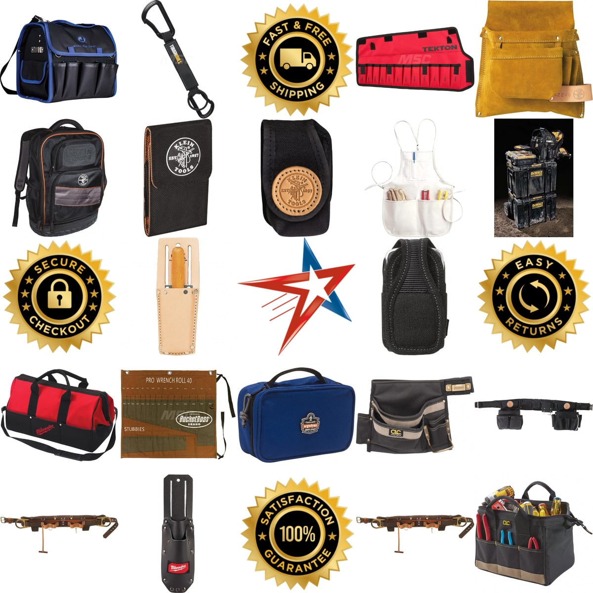 Millions of Products A selection of Tool Bags and Organizers products on GoVets