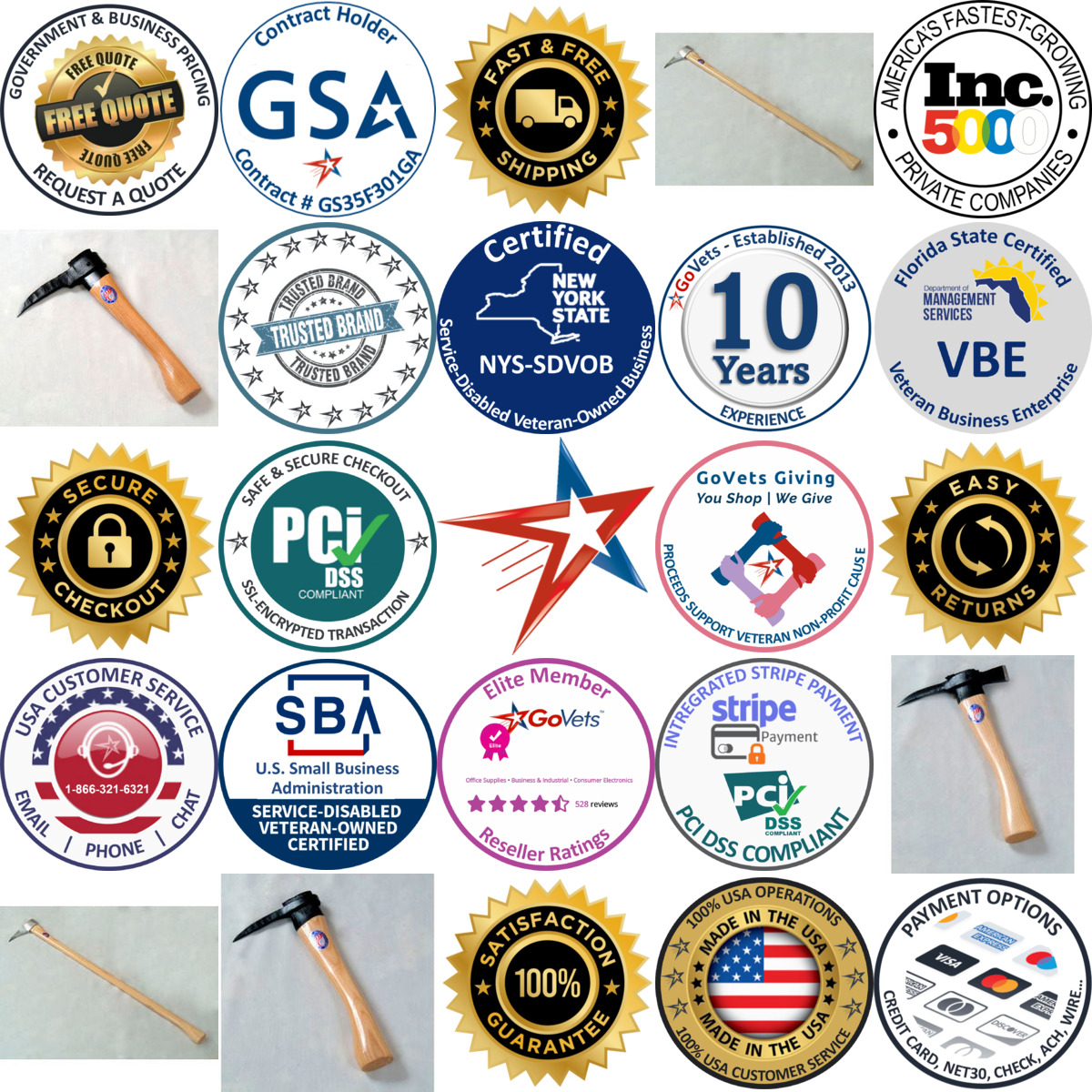 Millions of Products A selection of Pickeroons products on GoVets