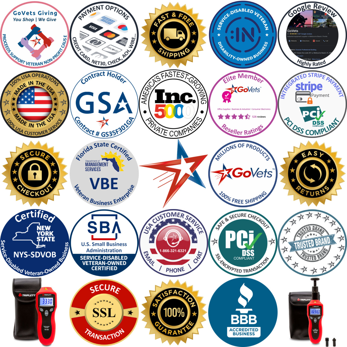 Millions of Products A selection of Force Gauges products on GoVets