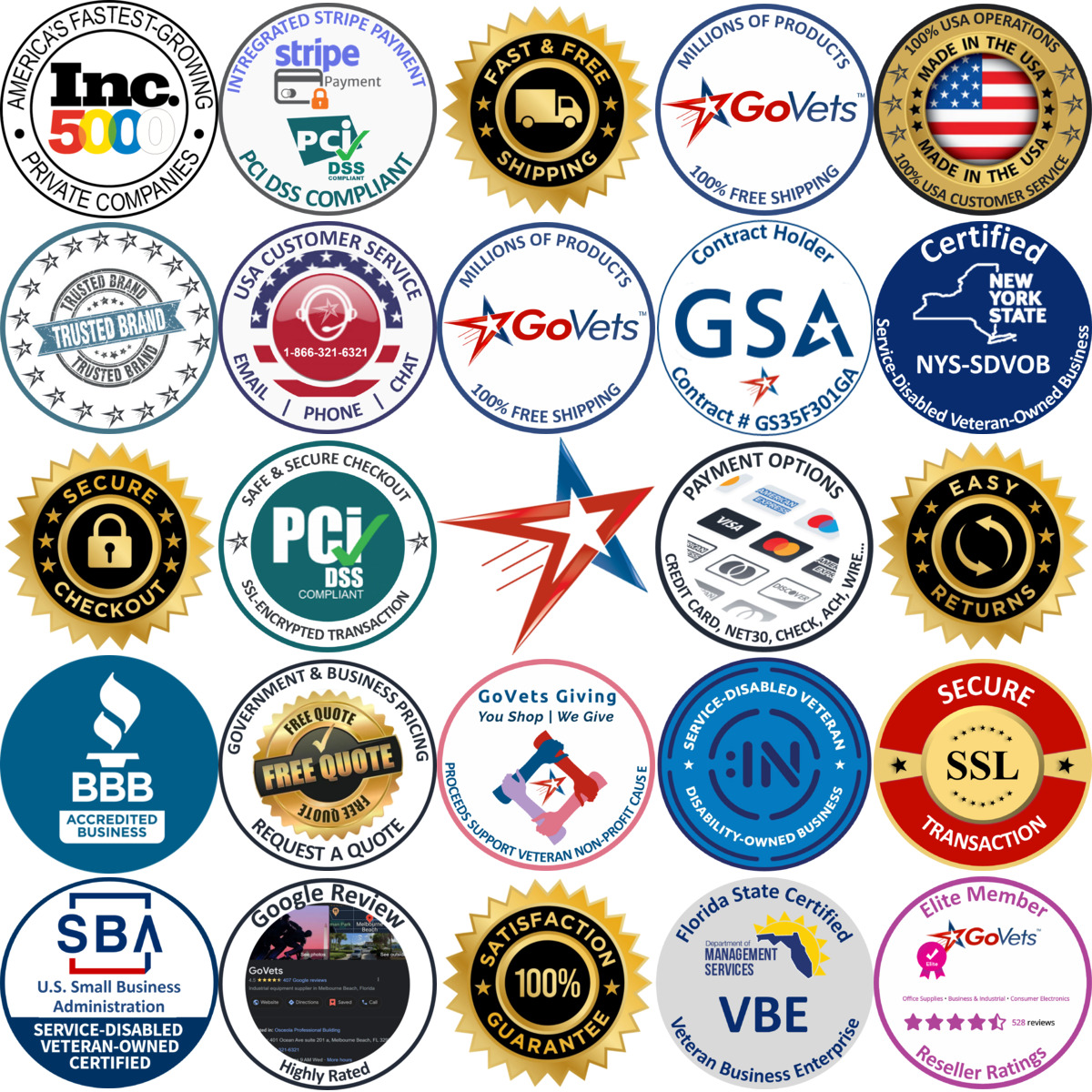 A selection of Roll Groovers products on GoVets