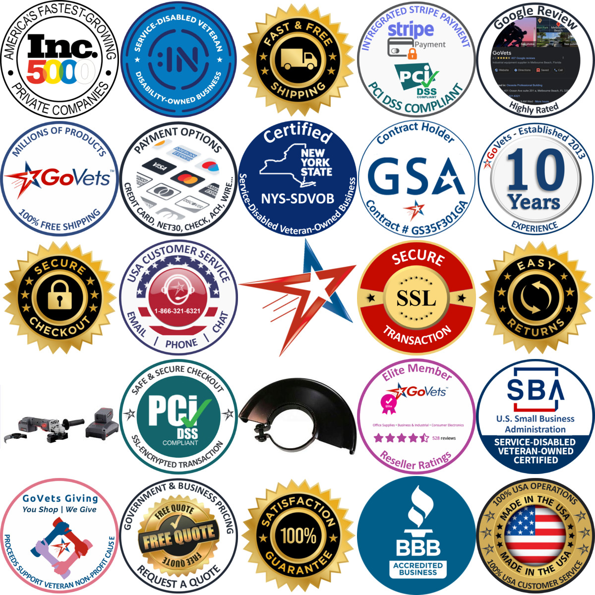 Millions of Products A selection of Power Grinders products on GoVets