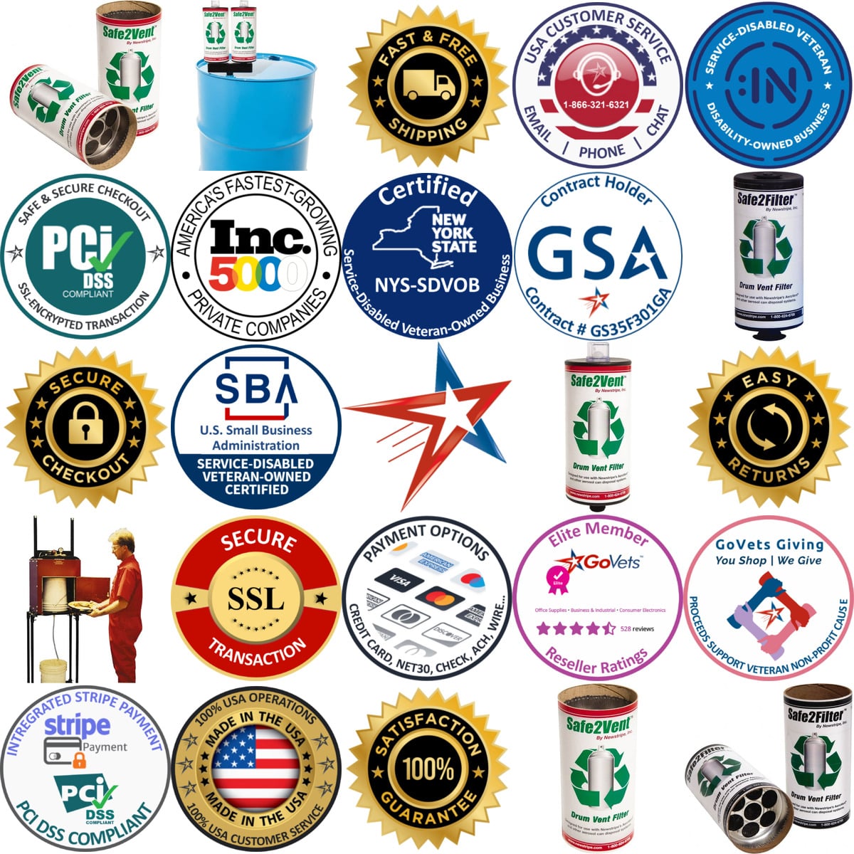 Millions of Products A selection of Trash Compactor and Crusher Accessories products on GoVets