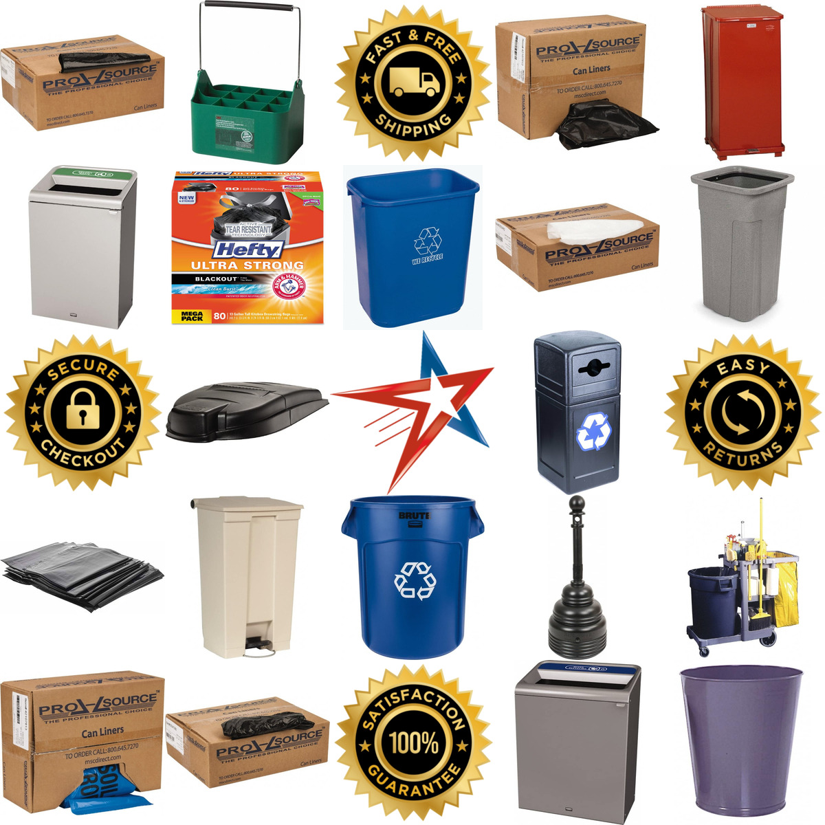 A selection of Trash Cans Bags and Compactors products on GoVets