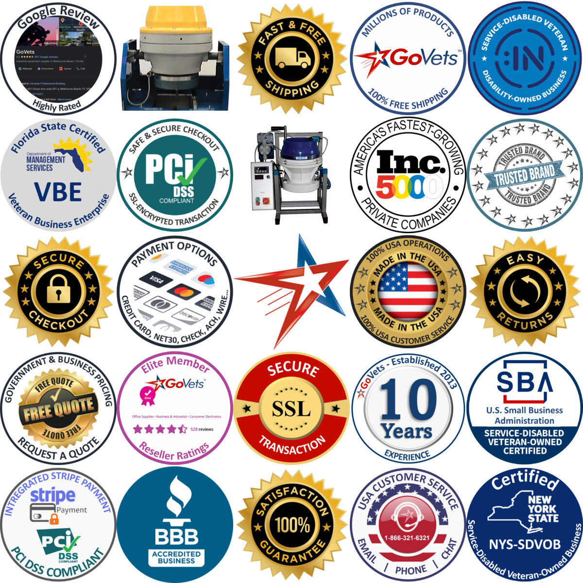 A selection of Bel Air Finishing Supply products on GoVets