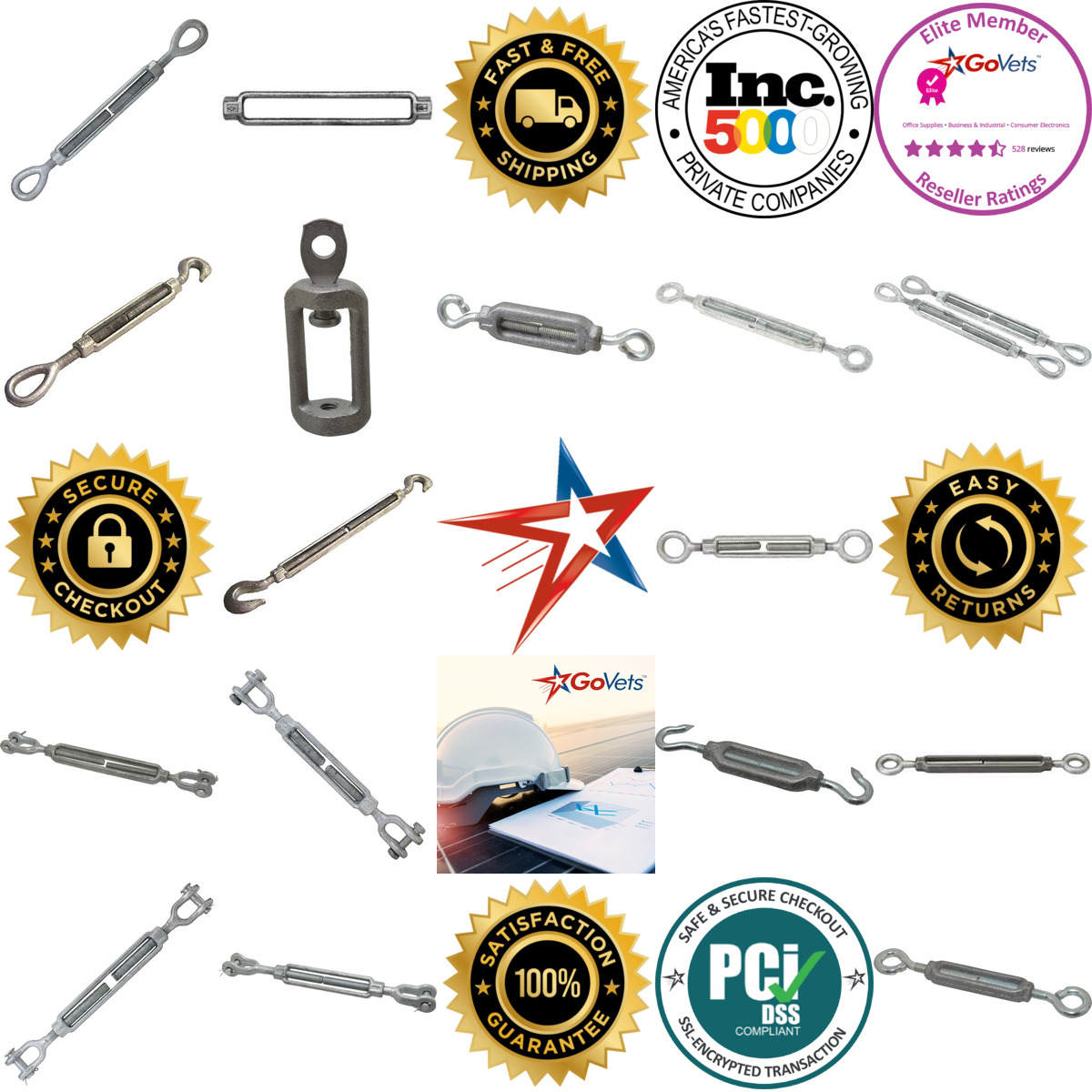 A selection of Turnbuckles products on GoVets