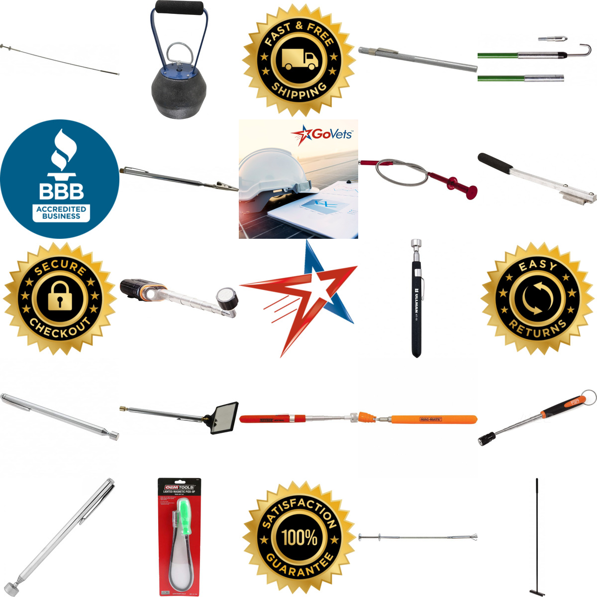 A selection of Retrieving Tools products on GoVets