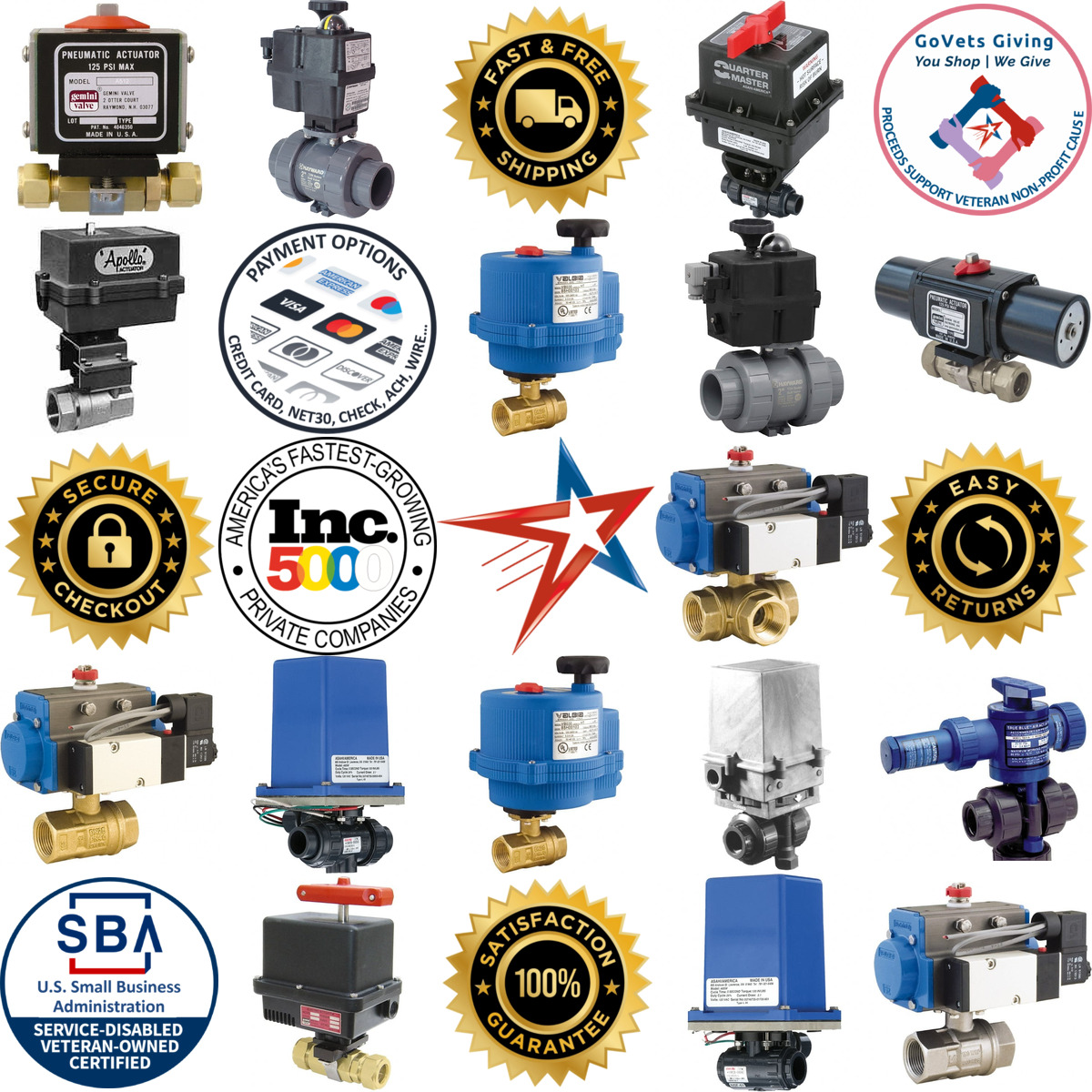 A selection of Actuated Ball Valves products on GoVets