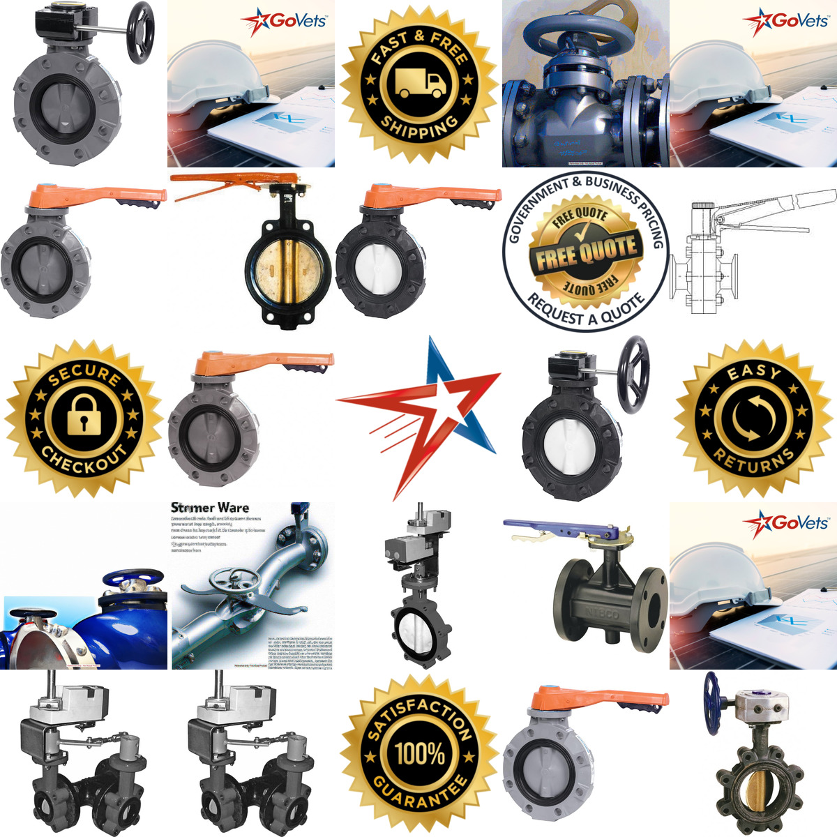 A selection of Butterfly Valves products on GoVets