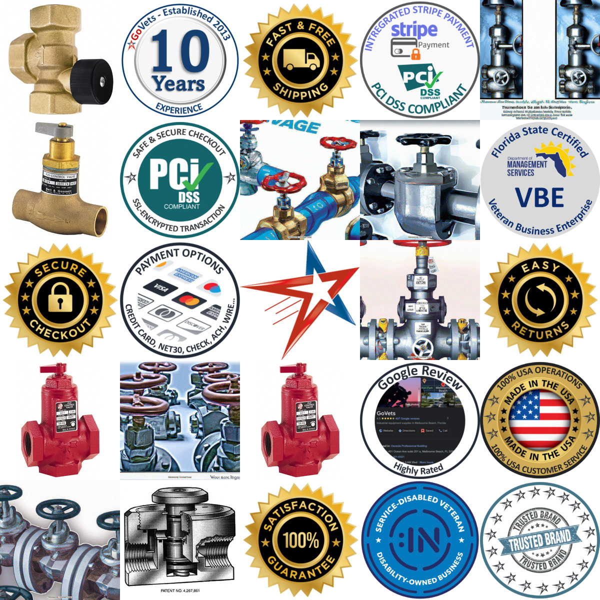 A selection of Manually Operated Plumbing Valves products on GoVets