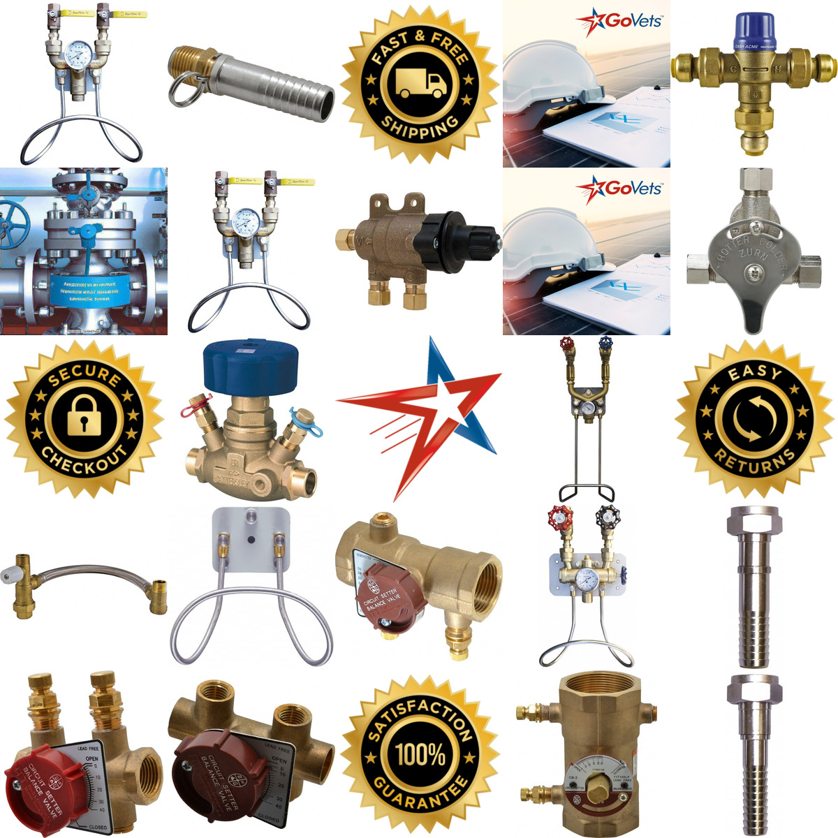 A selection of Steam and Water Mixing and Tempering Valves products on GoVets