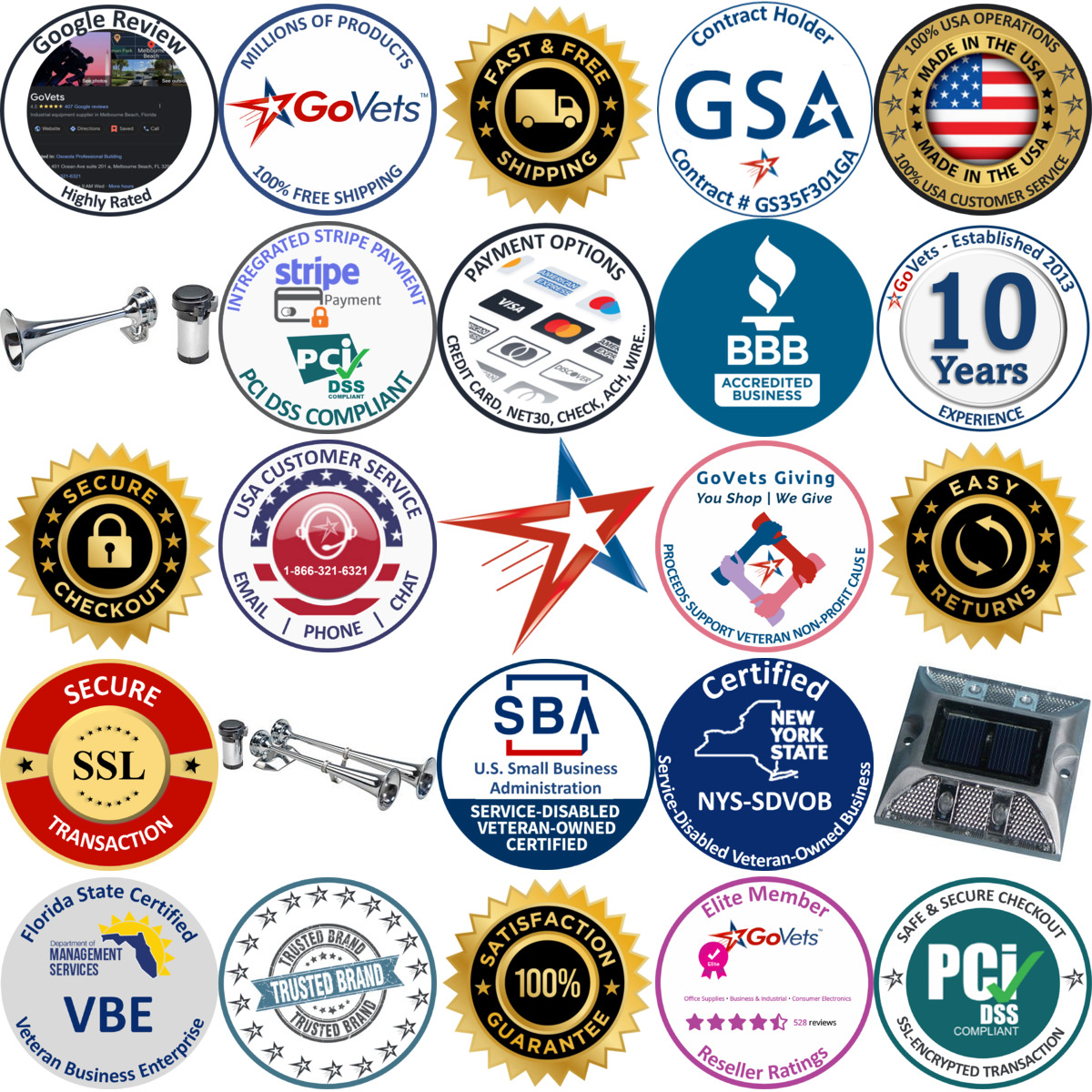 A selection of Replacement Parts products on GoVets
