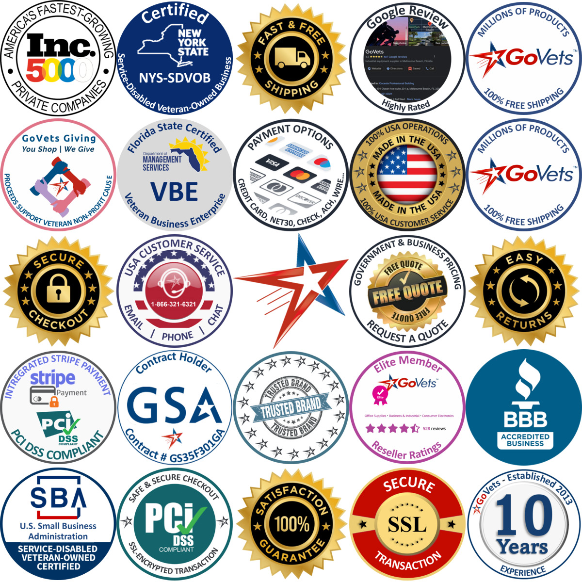 A selection of Towing and Cargo Management products on GoVets