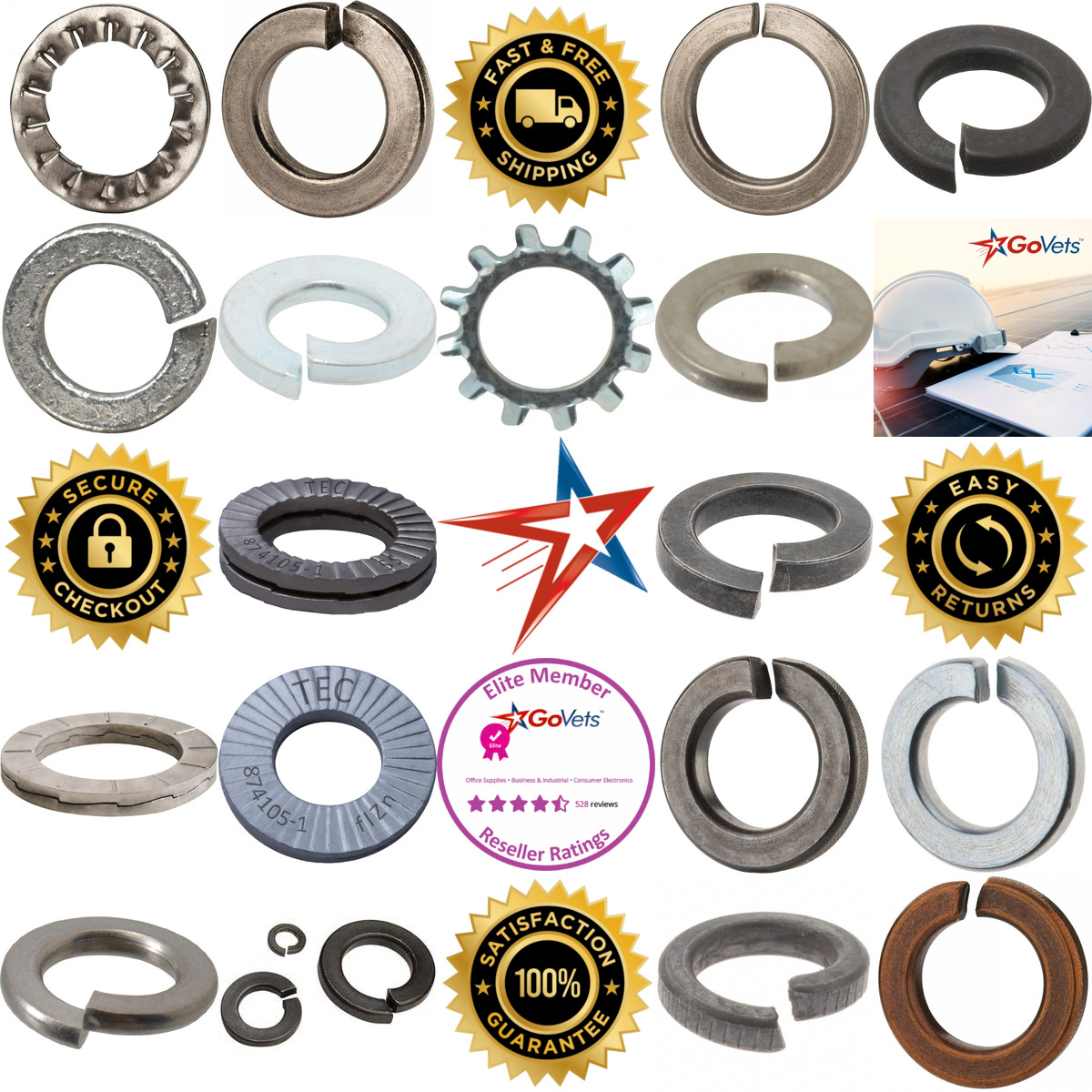 A selection of Lock Washers products on GoVets