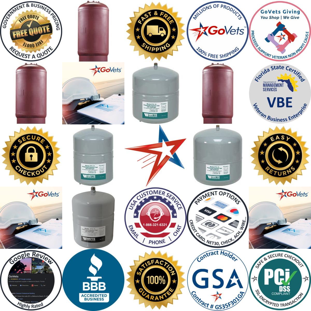 A selection of Expansion Tanks products on GoVets