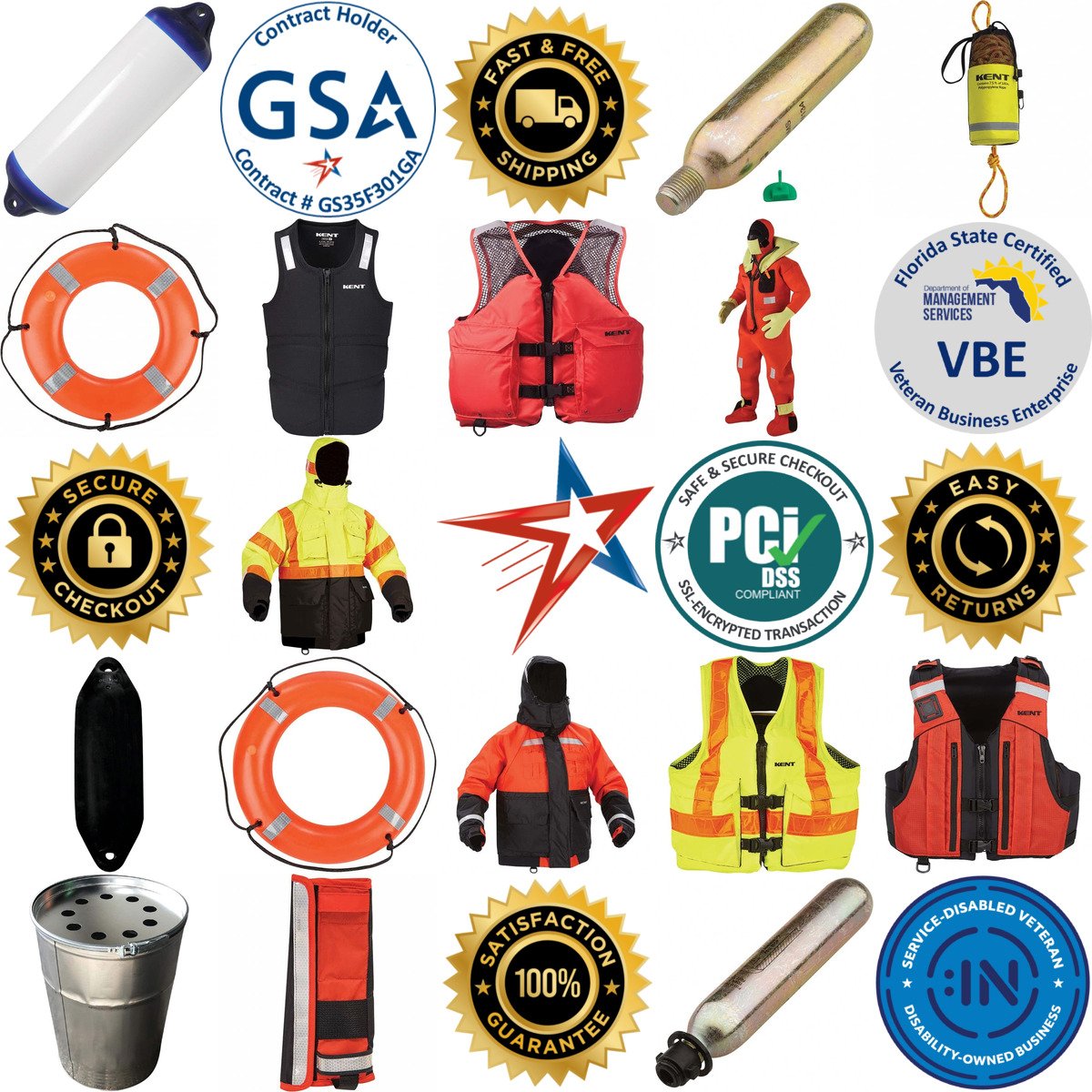 A selection of Flotation Devices products on GoVets