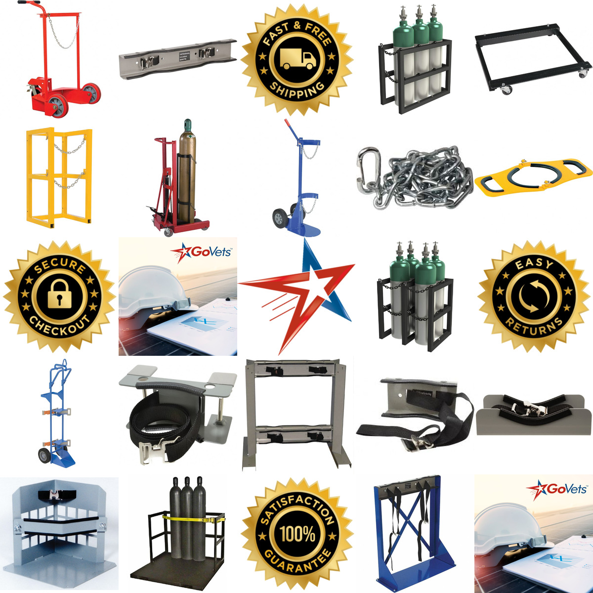 A selection of Gas Cylinder Holders and Accessories products on GoVets