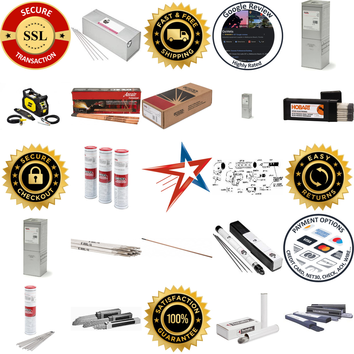 A selection of Arc Welders products on GoVets