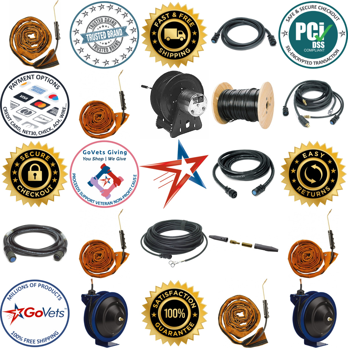 A selection of Welding Cables and Accessories products on GoVets