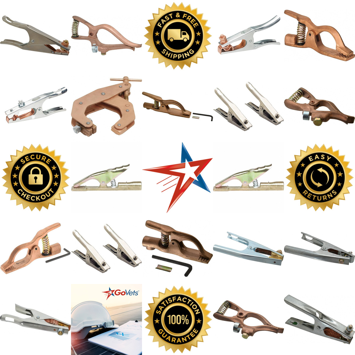 A selection of Welding Ground Clamps products on GoVets