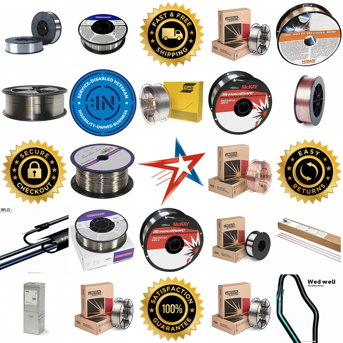 A selection of Mig Welding Wire products on GoVets