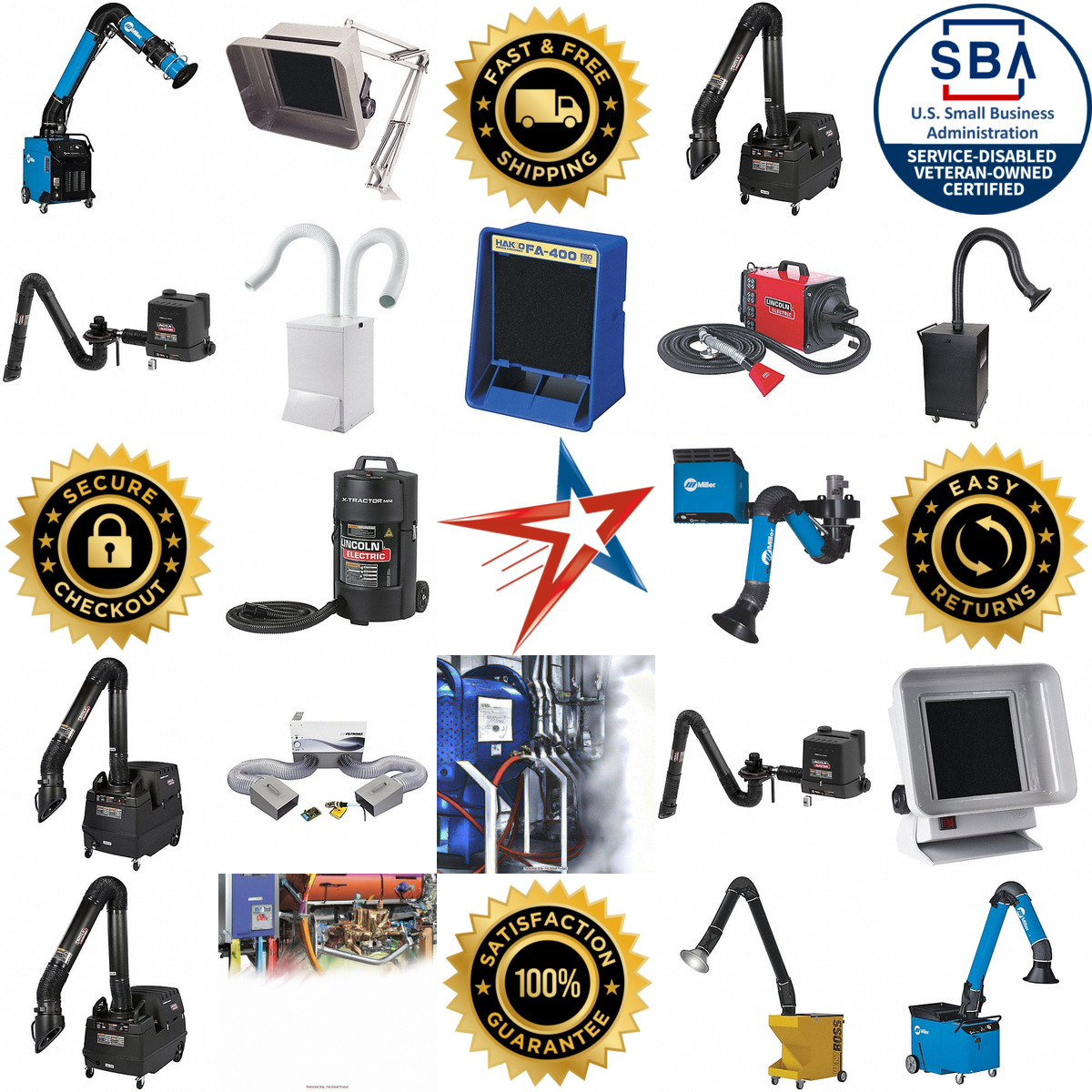 A selection of Welding Fume Extractors products on GoVets