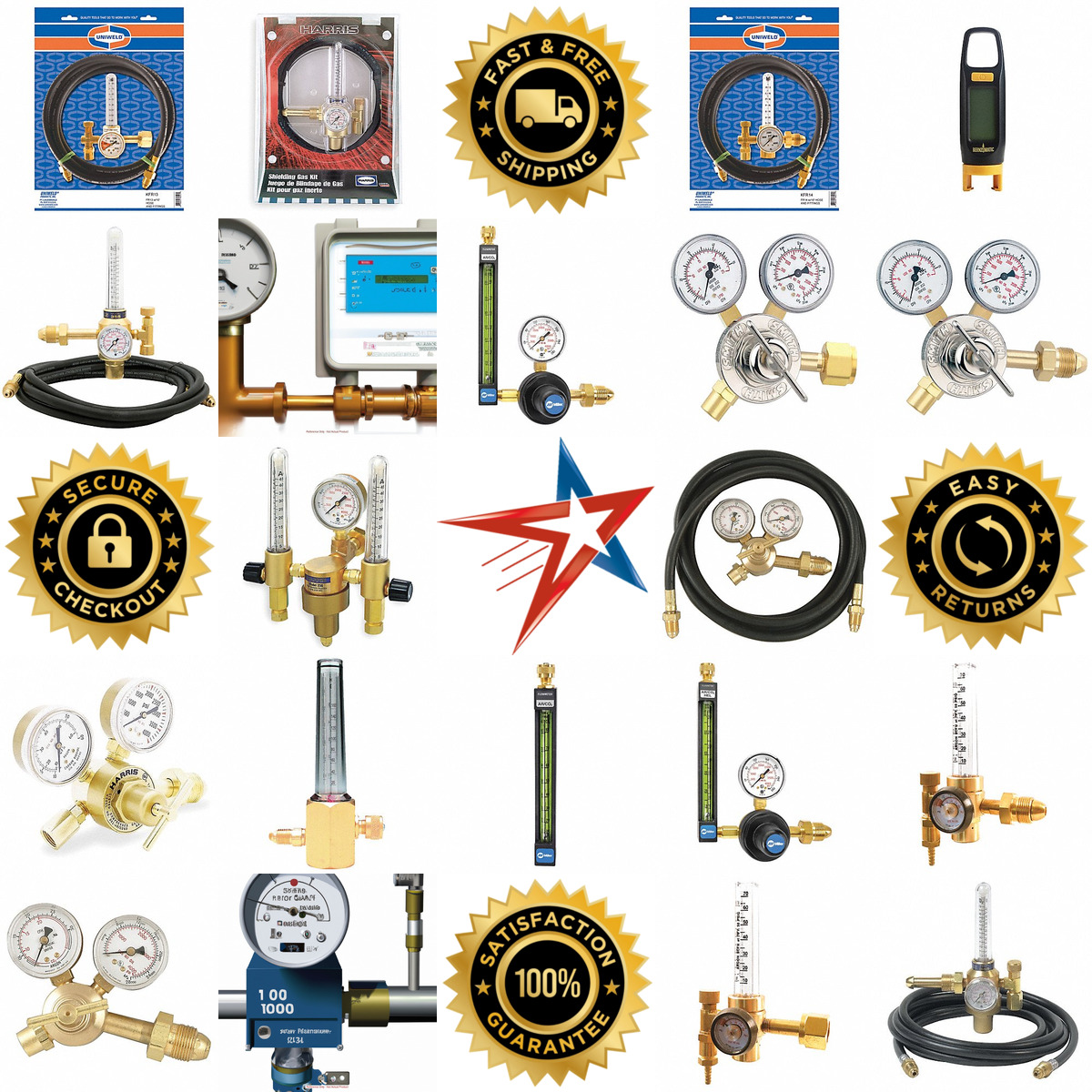A selection of Gas Flowmeters Flowmeter Regulators and Flow Gaug products on GoVets