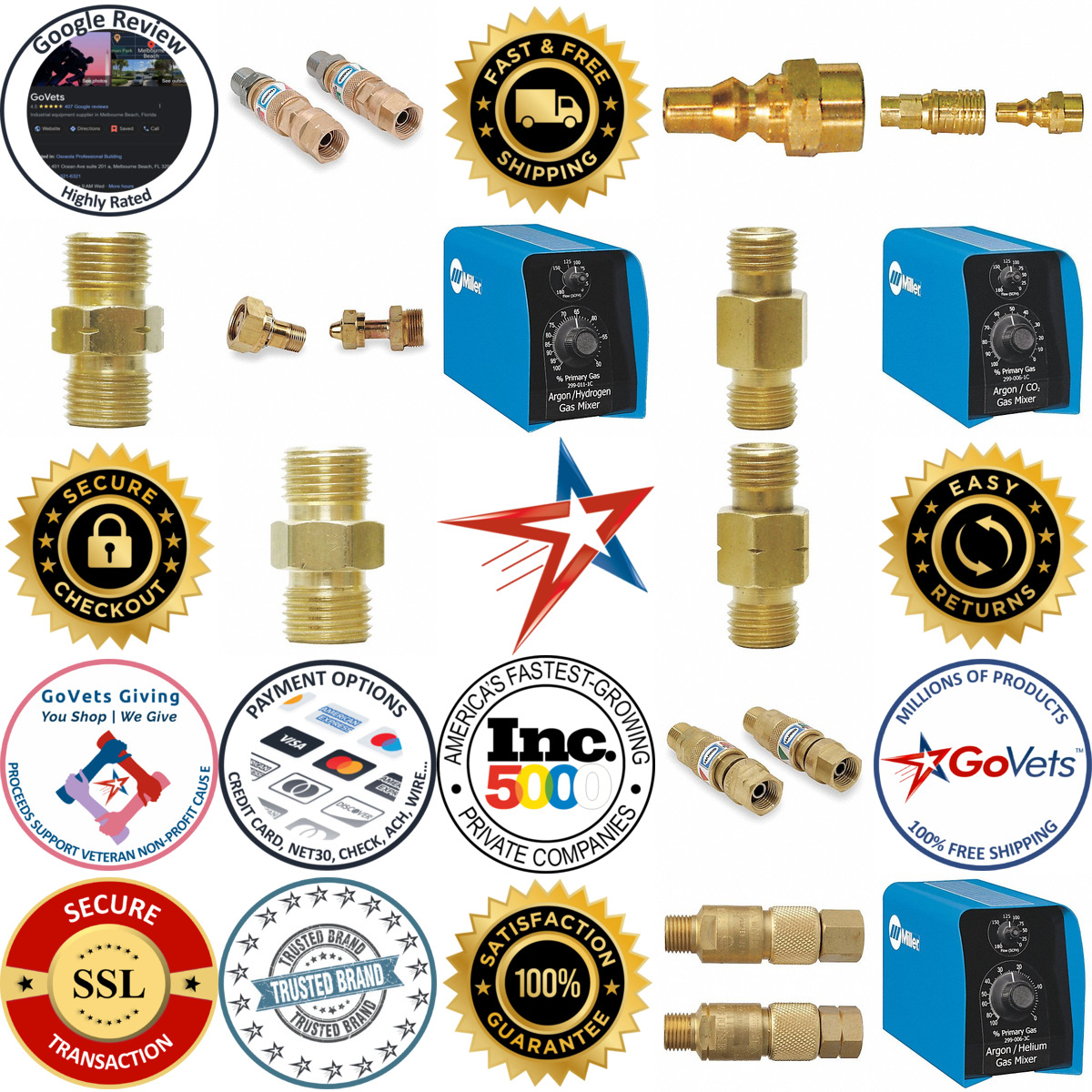 A selection of Gas Welder Fittings products on GoVets
