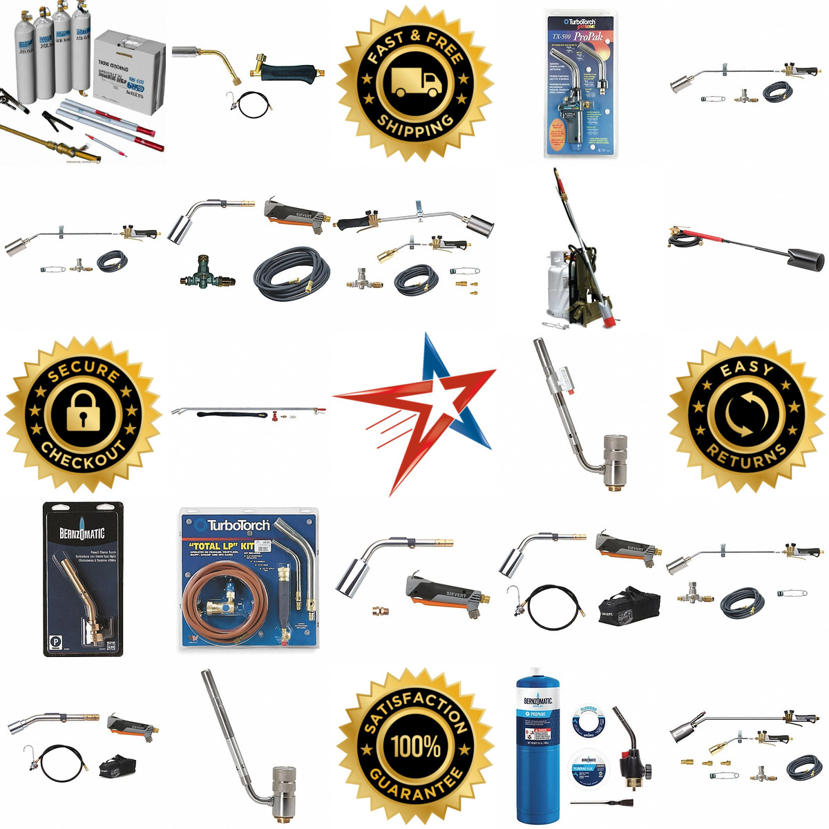A selection of Propane and Map Pro Torches and Kits products on GoVets