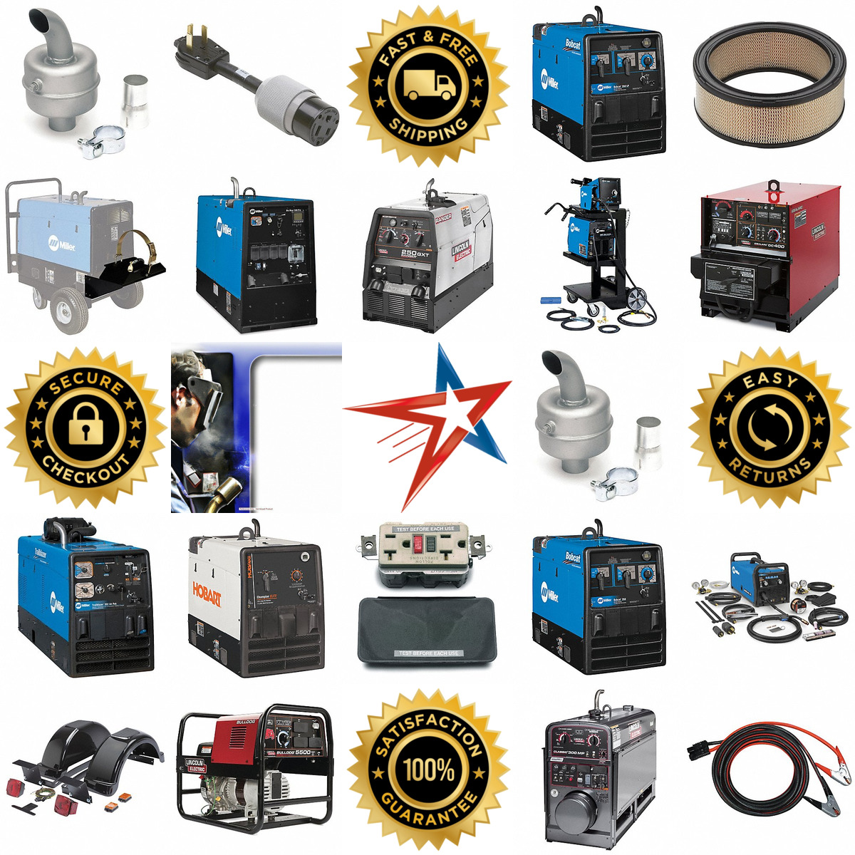 A selection of Multiprocess and Engine Driven Welders and Accesso products on GoVets