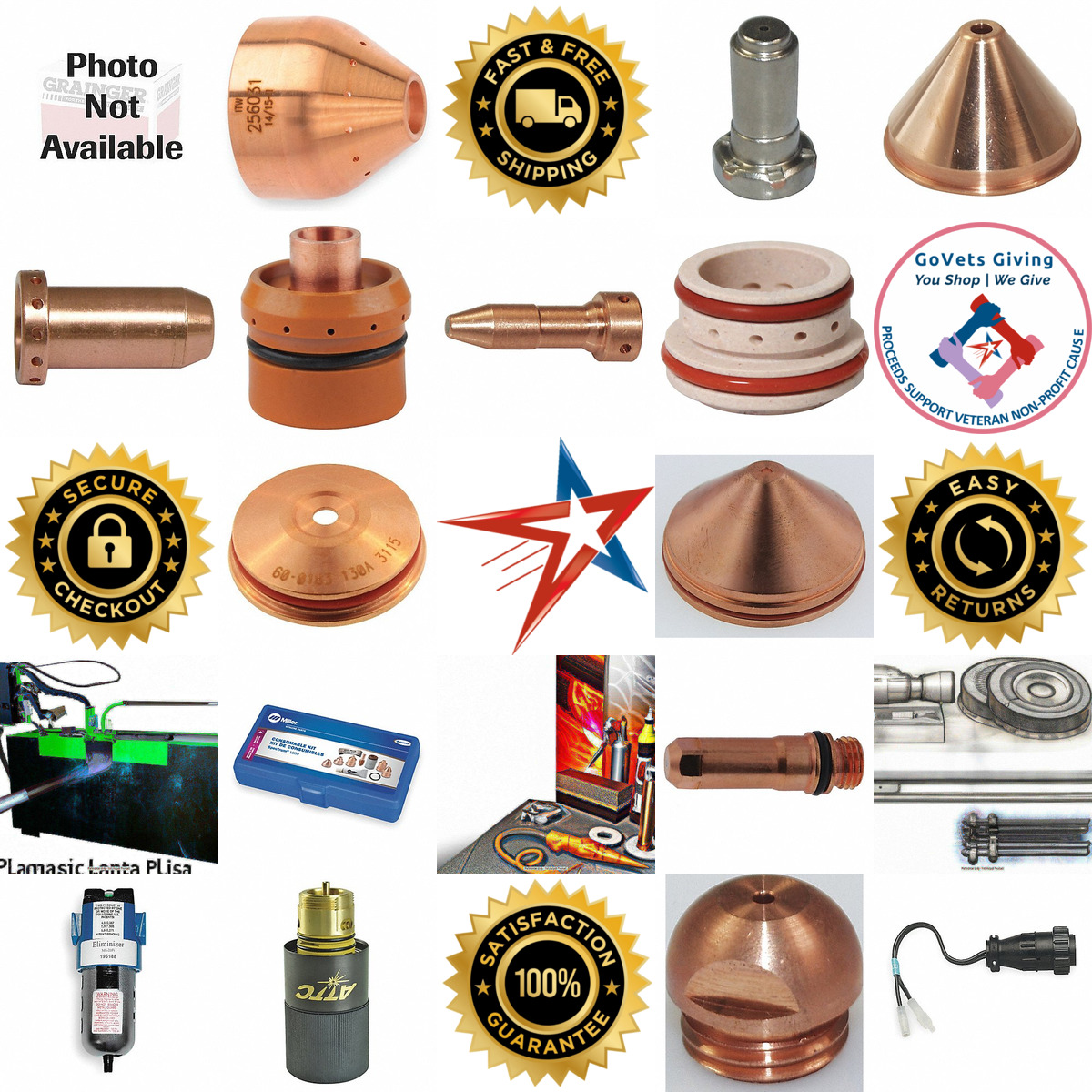 A selection of Plasma Cutting and Accessories products on GoVets