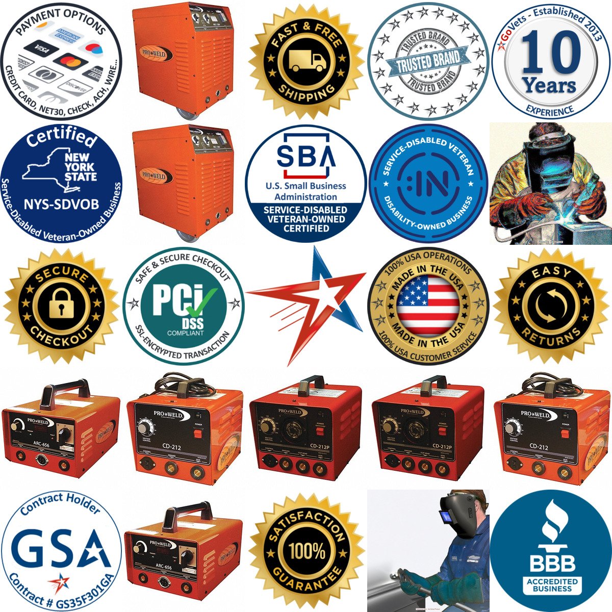 A selection of Stud Welders products on GoVets