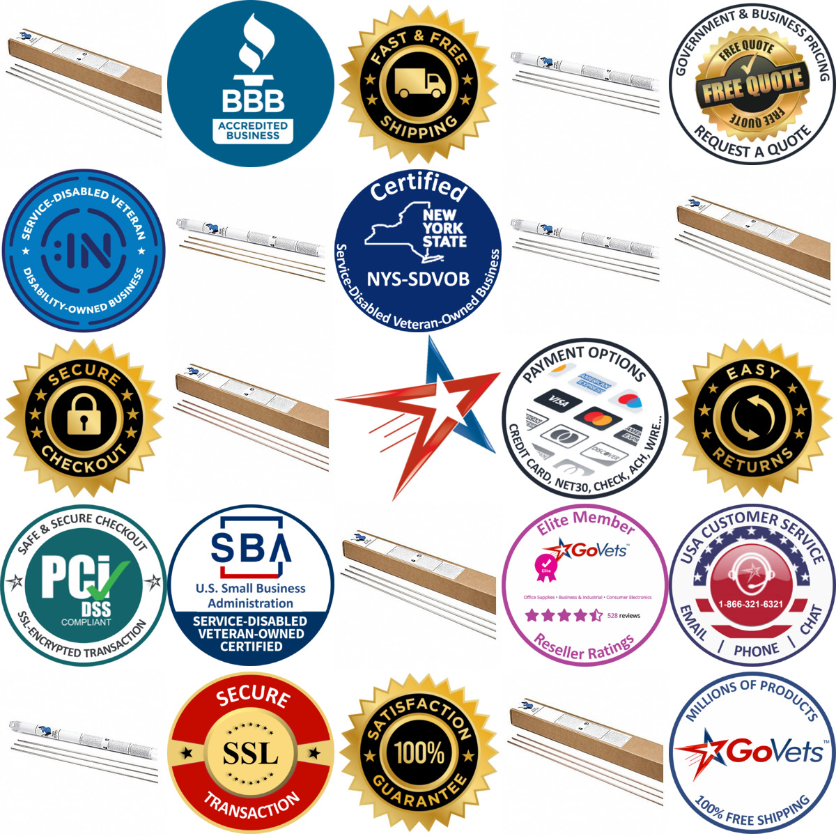 A selection of Thermoplastic Welding Rods products on GoVets