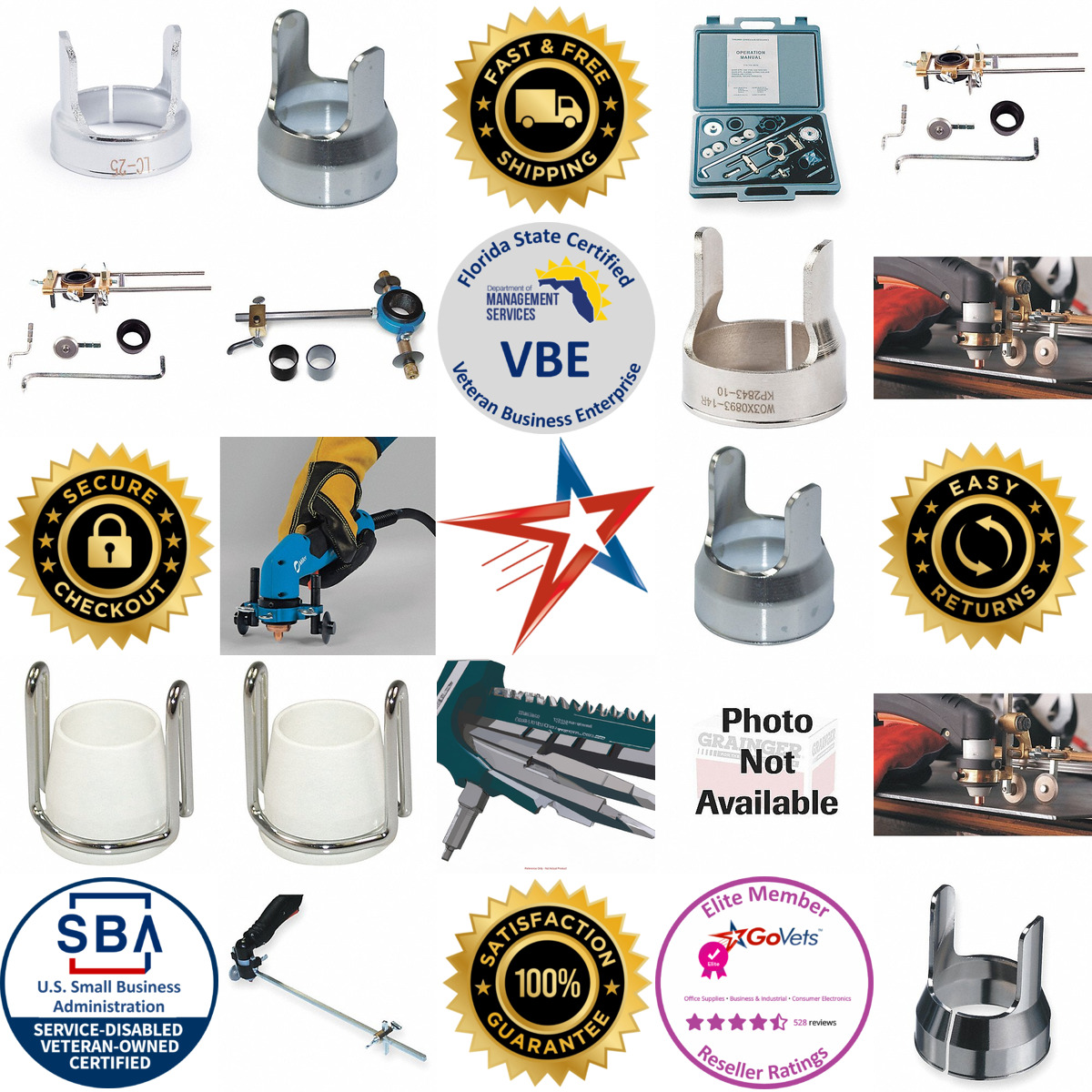 A selection of Cutting and Welding Guides and Attachments products on GoVets