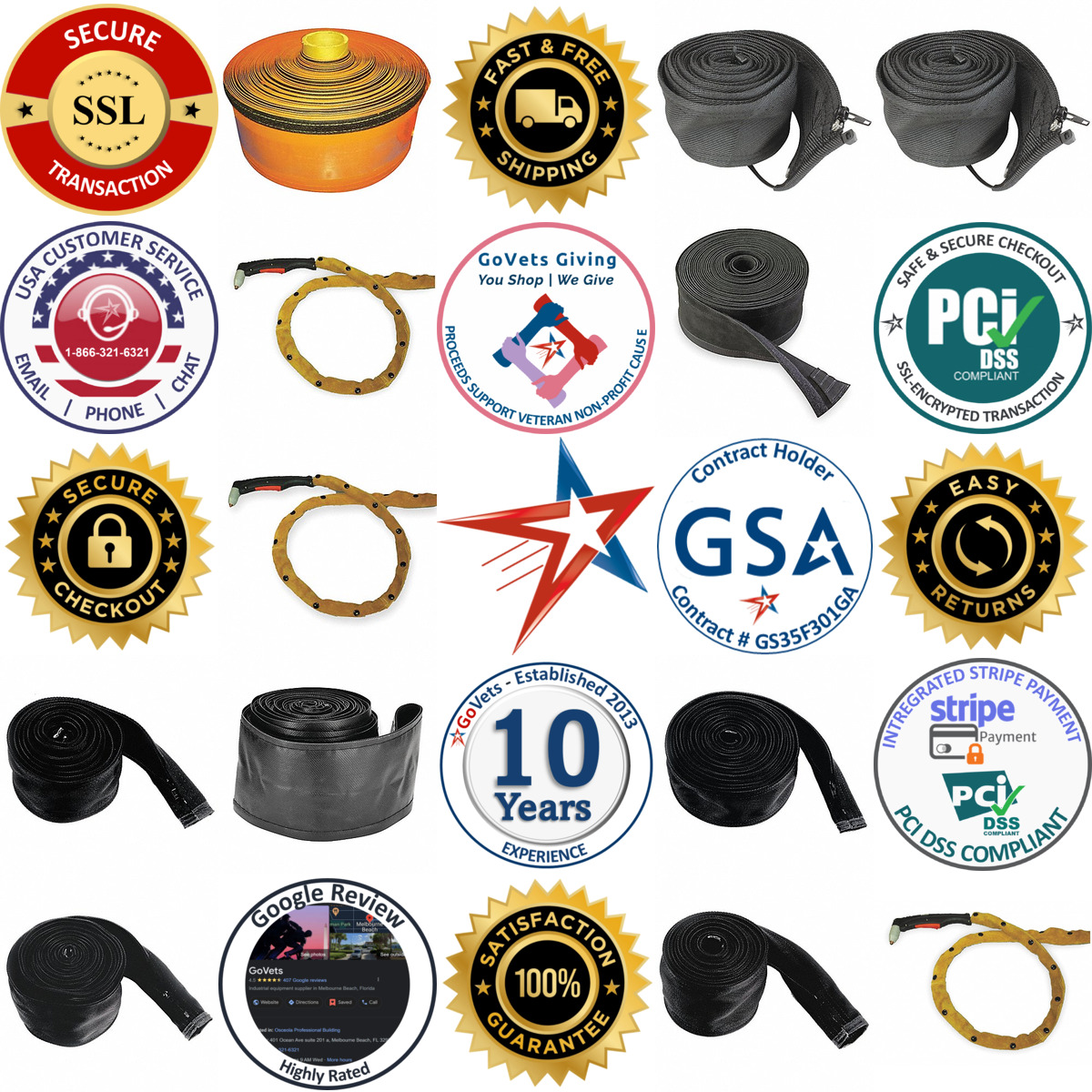 A selection of Welding Cable Covers products on GoVets