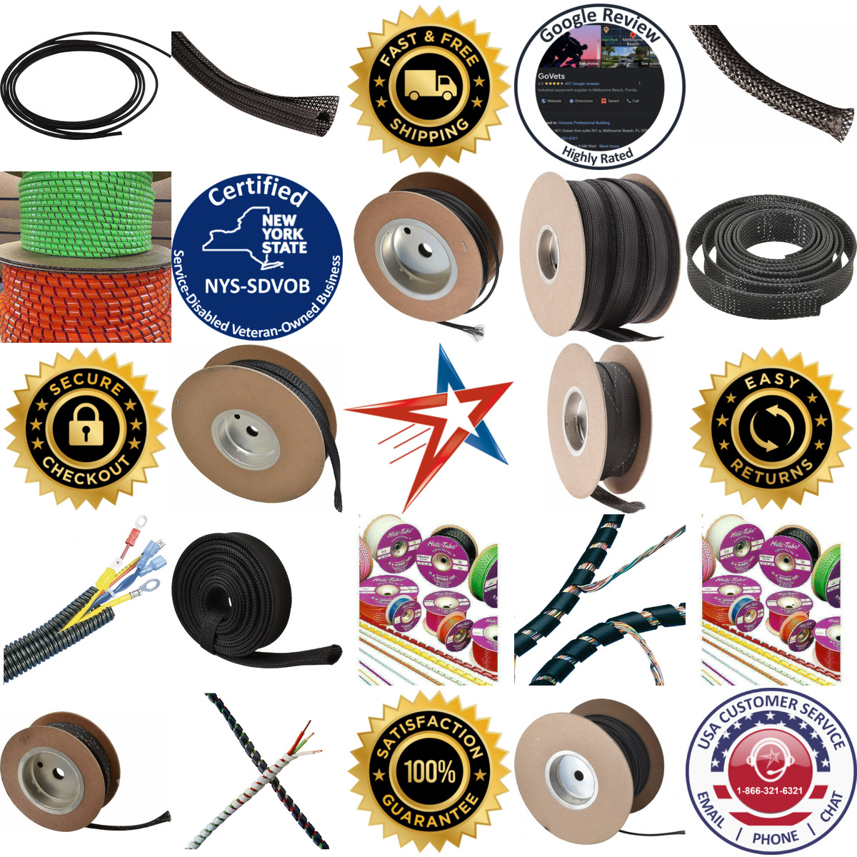 A selection of Cable Sleeves products on GoVets