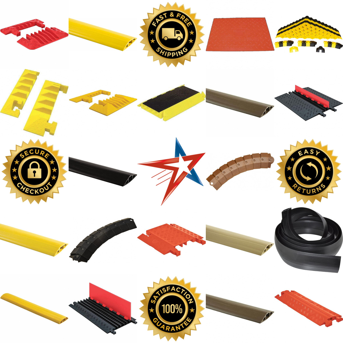 A selection of on Floor Cable Covers products on GoVets