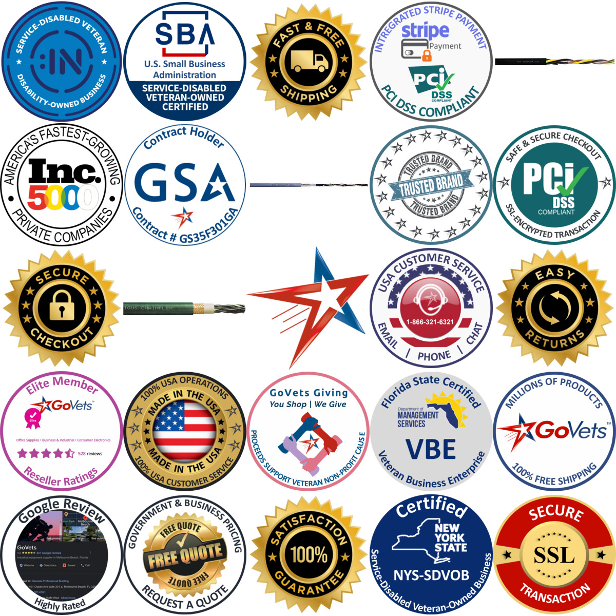 Millions of Products A selection of Igus products on GoVets