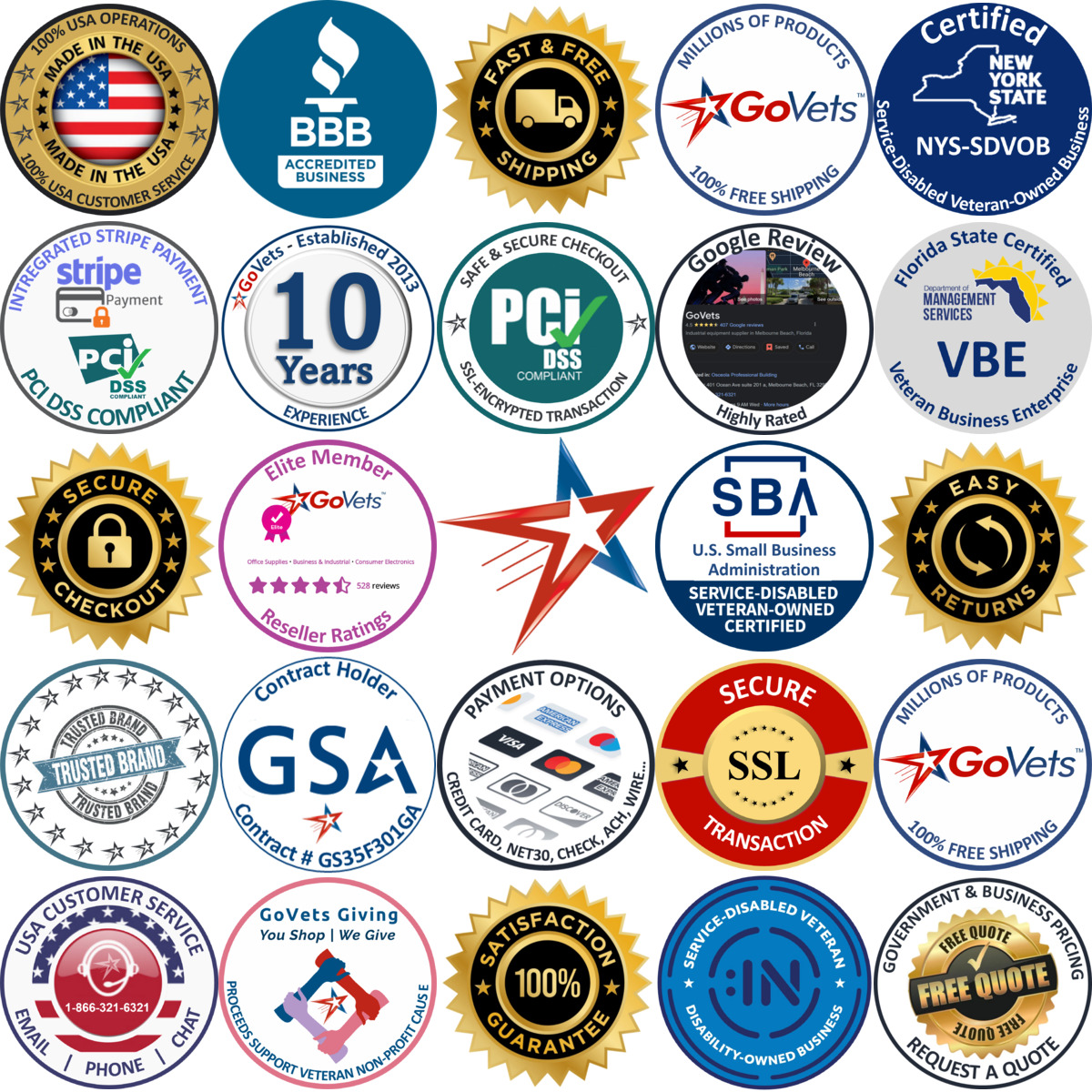 A selection of Winholt products on GoVets
