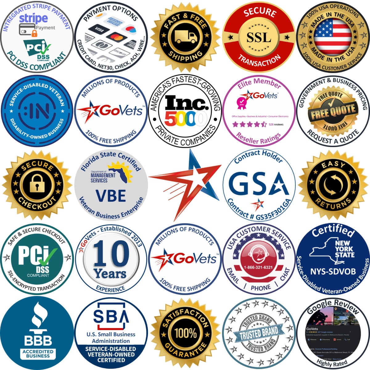 A selection of Little Giant products on GoVets