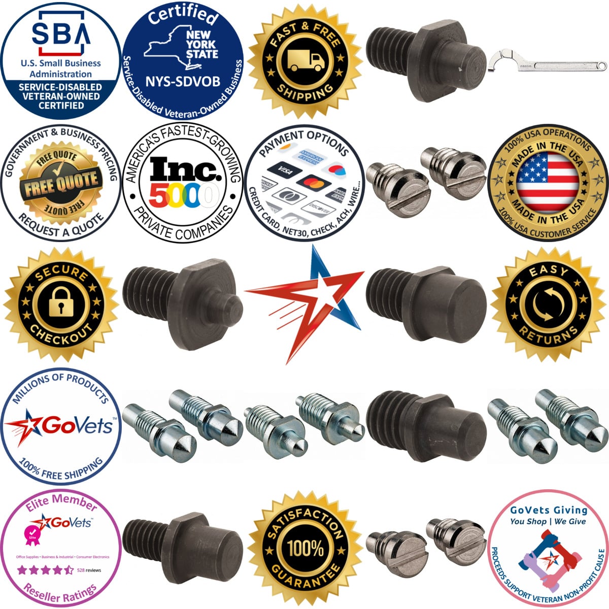 Millions of Products A selection of Spanner Wrench Pins products on GoVets