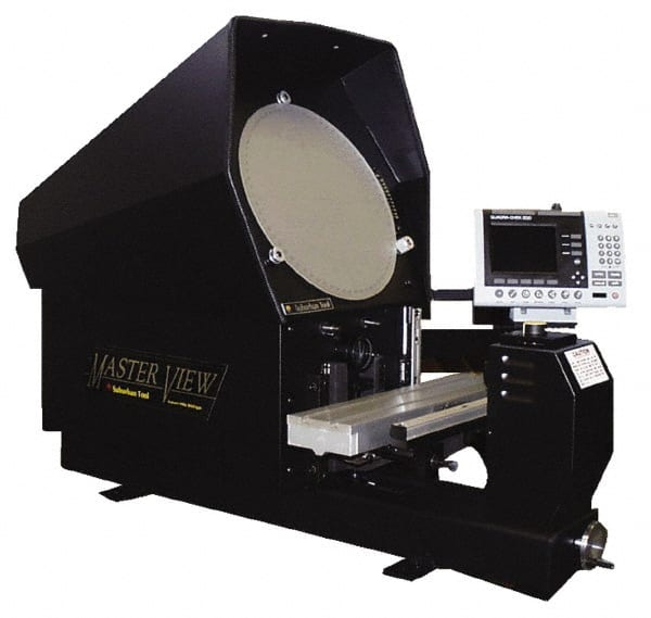 13-3/4 Inch Diameter, Combination Grid and Radius, Mylar Optical Comparator Chart and Reticle MPN:OC-1-20X